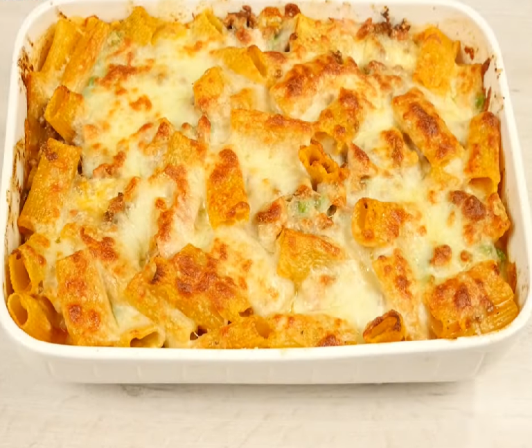 rigatoni al forno rezept,rezept rigatoni al forno mit schinken